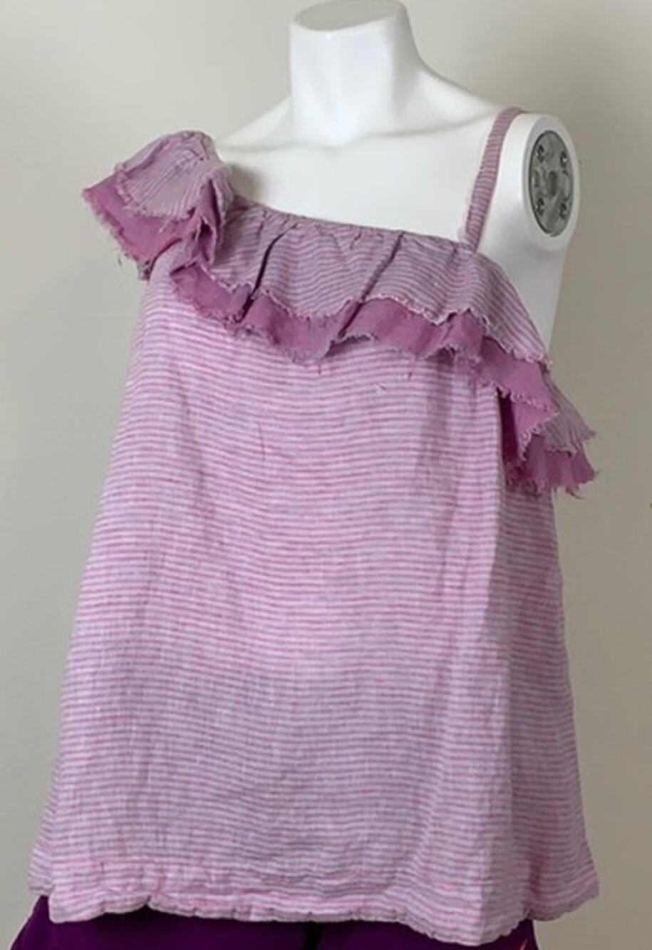 Anthropologie - Holding Horses ruffled off the shoulder top sz Large